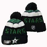 Dallas Stars Team Logo Knit Hat YD (1)